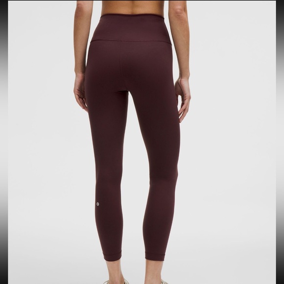 Lululemon Wunder Train High Rise 25” Tight Goodnight Plum - Picture 2 of 8